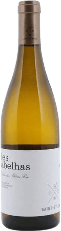 11,95 € Free Shipping | White wine Saint Etienne Les Abelhas A.O.C. Côtes du Rhône Rhône France Roussanne Bottle 75 cl