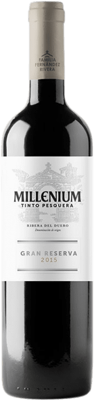 97,95 € Free Shipping | Red wine Pesquera Millenium Gran Reserva D.O. Ribera del Duero Castilla y León Spain Tempranillo Bottle 75 cl