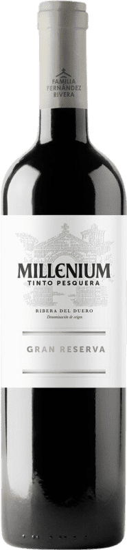 121,95 € Envío gratis | Vino Tinto Pesquera Millenium Gran Reserva D.O. Ribera del Duero Castilla y León España Tempranillo 75 cl