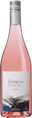 15,95 € Kostenloser Versand | Rosé-Wein François Lurton Blanches Rosé I.G.P. Vin de Pays Côtes de Gascogne Frankreich Cabernet Sauvignon Flasche 75 cl