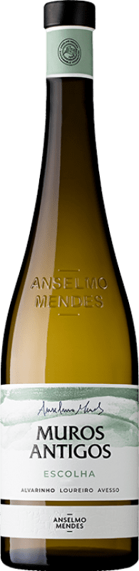 7,95 € Бесплатная доставка | Белое вино Anselmo Mendes Muros Antigos Escolha I.G. Vinho Verde Minho Португалия Loureiro, Albariño, Avesso бутылка 75 cl