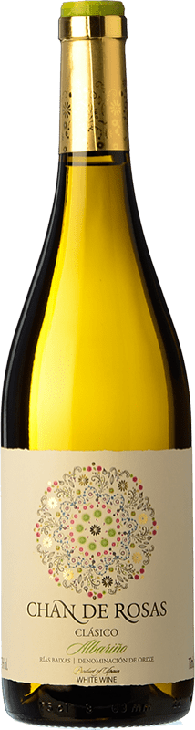 19,95 € Envío gratis | Vino Blanco Chan de Rosas Clásico D.O. Rías Baixas Galicia España Albariño 75 cl