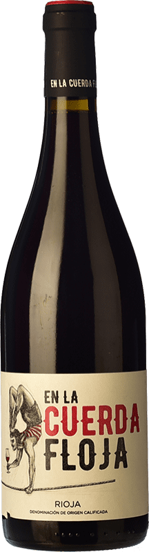 6,95 € Бесплатная доставка | Красное вино Viñedos de Altura En la Cuerda Floja Дуб D.O.Ca. Rioja Ла-Риоха Испания Tempranillo, Grenache бутылка 75 cl