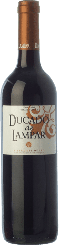 4,95 € Kostenloser Versand | Rotwein Monte Aixa Ducado de Lampar Eiche D.O. Ribera del Duero Kastilien und León Spanien Tempranillo 75 cl