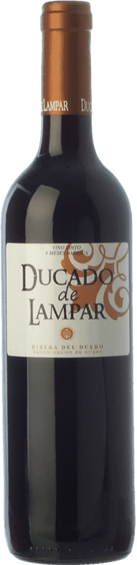 4,95 € Envio grátis | Vinho tinto Monte Aixa Ducado de Lampar Carvalho D.O. Ribera del Duero Castela e Leão Espanha Tempranillo Garrafa 75 cl