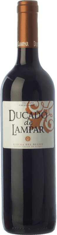 4,95 € Spedizione Gratuita | Vino rosso Monte Aixa Ducado de Lampar Quercia D.O. Ribera del Duero Castilla y León Spagna Tempranillo Bottiglia 75 cl