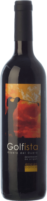 8,95 € 免费送货 | 红酒 Monte Aixa Golfista 4 Meses 岁 D.O. Ribera del Duero 卡斯蒂利亚莱昂 西班牙 Tempranillo 瓶子 75 cl