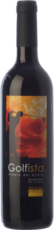 8,95 € Envio grátis | Vinho tinto Monte Aixa Golfista 4 Meses Crianza D.O. Ribera del Duero Castela e Leão Espanha Tempranillo Garrafa 75 cl