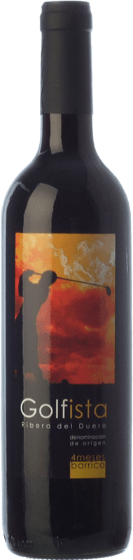 8,95 € Spedizione Gratuita | Vino rosso Monte Aixa Golfista 4 Meses Crianza D.O. Ribera del Duero Castilla y León Spagna Tempranillo Bottiglia 75 cl
