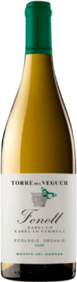 11,95 € Spedizione Gratuita | Vino bianco Torre del Veguer Fonoll D.O. Penedès Catalogna Spagna Xarel·lo Biologico Bottiglia 75 cl