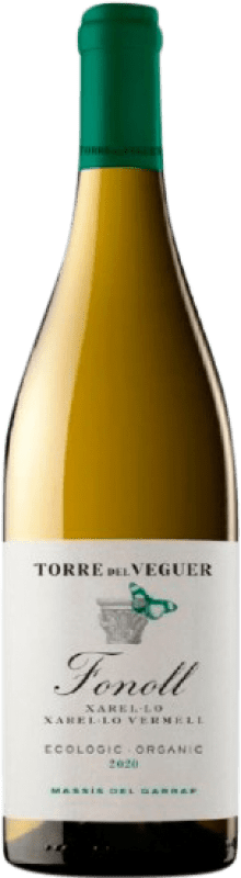 11,95 € Free Shipping | White wine Torre del Veguer Fonoll D.O. Penedès Catalonia Spain Xarel·lo Organic Bottle 75 cl