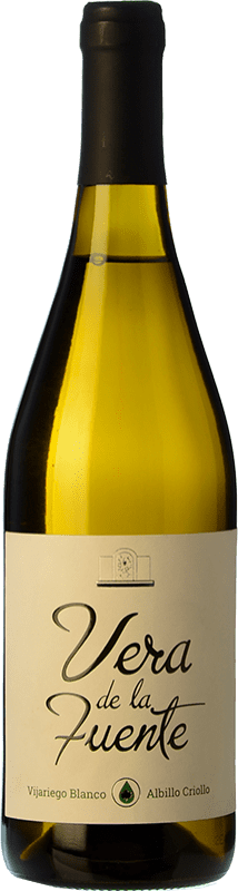 18,95 € Envio grátis | Vinho branco Tomás Frías González Vera de la Fuente Vijariego y Albillo Crianza D.O. Abona Ilhas Canárias Espanha Vijariego Branco, Albillo Criollo Garrafa 75 cl