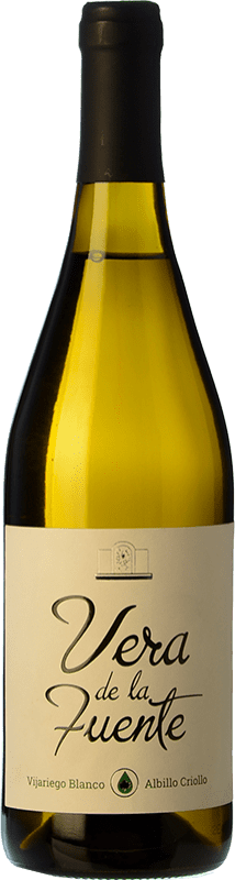 19,95 € Spedizione Gratuita | Vino Bianco Tomás Frías González Vera de la Fuente Vijariego y Albillo Crianza — Invecchiato in Botte D.O. Abona Isole Canarie Spagna Albillo, Vijariego Bottiglia 75 cl
