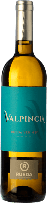 7,95 € Бесплатная доставка | Белое вино Valpincia D.O. Rueda Кастилия-Леон Испания Verdejo бутылка 75 cl