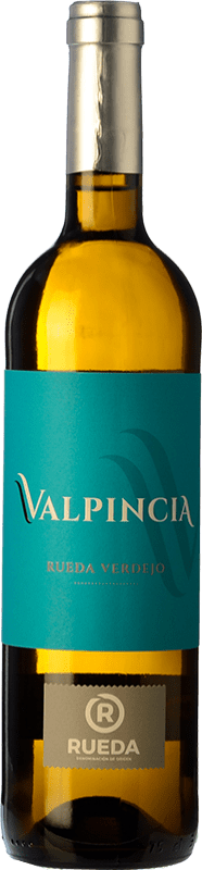 7,95 € Spedizione Gratuita | Vino bianco Valpincia D.O. Rueda Castilla y León Spagna Verdejo Bottiglia 75 cl