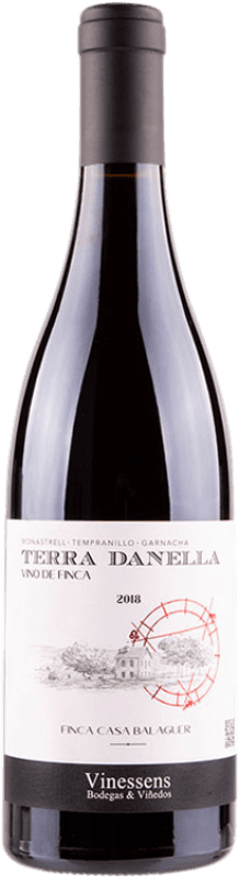 9,95 € Envoi gratuit | Vin rouge Vinessens Terra Danella Crianza D.O. Alicante Communauté valencienne Espagne Tempranillo, Grenache, Monastrell Bouteille 75 cl