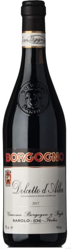 18,95 € 免费送货 | 红酒 Virna Borgogno D.O.C.G. Dolcetto d'Alba 皮埃蒙特 意大利 Dolcetto 瓶子 75 cl