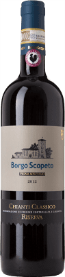 27,95 € Бесплатная доставка | Красное вино Borgo Scopeto Vigna Misciano Резерв D.O.C.G. Chianti Classico Тоскана Италия Sangiovese бутылка 75 cl