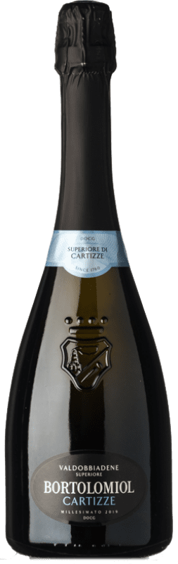 19,95 € 送料無料 | 白スパークリングワイン Bortolomiol ドライ D.O.C.G. Prosecco di Valdobbiadene Superiore di Cartizze ベネト イタリア Glera ボトル 75 cl