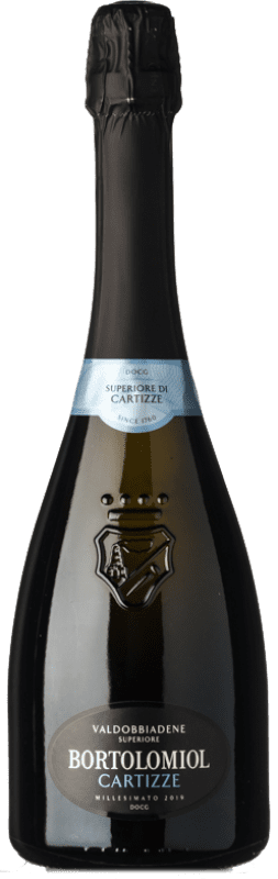 19,95 € Envío gratis | Espumoso Blanco Bortolomiol Cartizze Seco Superiore — Superior D.O.C.G. Prosecco di Conegliano-Valdobbiadene Veneto Italia Glera 75 cl