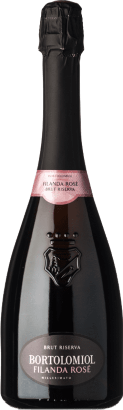 12,95 € 送料無料 | ロゼスパークリングワイン Bortolomiol Filanda Rosé Brut 予約 I.G.T. Lombardia ロンバルディア イタリア Pinot Black ボトル 75 cl