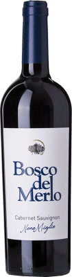 9,95 € Envio grátis | Vinho tinto Bosco del Merlo Nono Miglio I.G.T. Venezia Vêneto Itália Cabernet Sauvignon Garrafa 75 cl