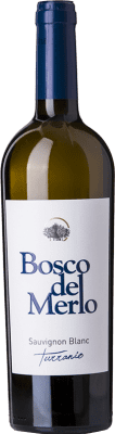 14,95 € Spedizione Gratuita | Vino bianco Bosco del Merlo Turranio D.O.C. Lison Pramaggiore Friuli-Venezia Giulia Italia Sauvignon Bottiglia 75 cl