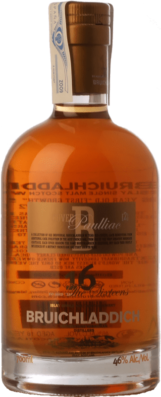 69,95 € 送料無料 | ウイスキーシングルモルト Bruichladdich 16 Cuvée B - Pauillac 2 アイラ島 イギリス ボトル 70 cl