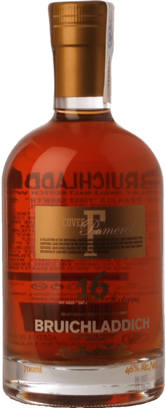 69,95 € Envío gratis | Whisky Single Malt Bruichladdich 16 Cuvée F - Pomerol Islay Reino Unido Botella 70 cl