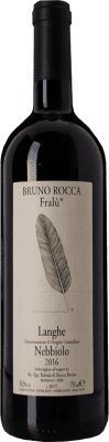 22,95 € Бесплатная доставка | Красное вино Bruno Rocca Fralù D.O.C. Langhe Пьемонте Италия Nebbiolo бутылка 75 cl