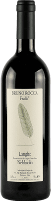 36,95 € Бесплатная доставка | Красное вино Bruno Rocca Fralù D.O.C. Langhe Пьемонте Италия Nebbiolo бутылка 75 cl