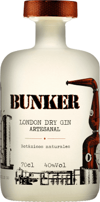 29,95 € 免费送货 | 金酒 Bunker London Dry Gin 西班牙 瓶子 70 cl