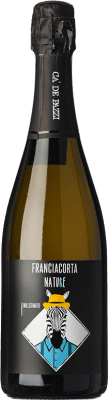 42,95 € 免费送货 | 白起泡酒 Cà de Pazzi Brut Nature D.O.C.G. Franciacorta 伦巴第 意大利 Chardonnay, Pinot White 瓶子 75 cl
