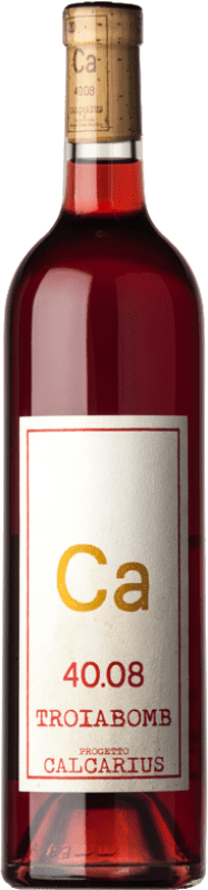 21,95 € Envio grátis | Vinho rosé Calcarius Rosso Troiabomb Jovem I.G.T. Puglia Puglia Itália Nero di Troia, Bombino Garrafa 75 cl