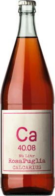 18,95 € 免费送货 | 玫瑰酒 Calcarius Rosato Nù Litr I.G.T. Puglia 普利亚大区 意大利 Negroamaro 瓶子 1 L