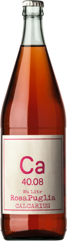 19,95 € Spedizione Gratuita | Vino Rosato Calcarius Nù Litr I.G.T. Puglia Puglia Italia Negroamaro Eco — Biologico 1 L