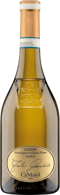 35,95 € Envío gratis | Vino Blanco Cà Maiol Fabio Contato Reserva D.O.C. Lugana Lombardia Italia Trebbiano 75 cl