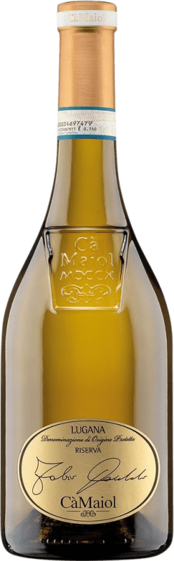 47,95 € Spedizione Gratuita | Vino bianco Cà Maiol Fabio Contato Riserva D.O.C. Lugana lombardia Italia Trebbiano di Lugana Bottiglia 75 cl