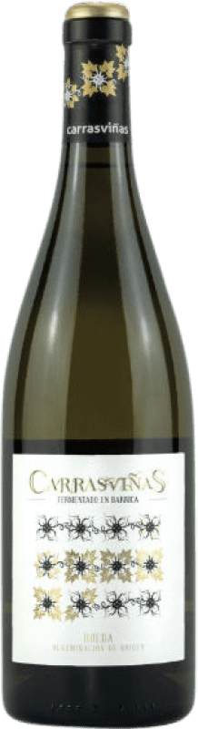 12,95 € Free Shipping | White wine Félix Lorenzo Cachazo Carrasviñas Fermentado en Barrica D.O. Rueda Castilla y León Spain Verdejo Bottle 75 cl