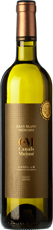 13,95 € Envoi gratuit | Vin Blanc Canals & Munné Gran Princeps Crianza D.O. Penedès Catalogne Espagne Xarel·lo 75 cl