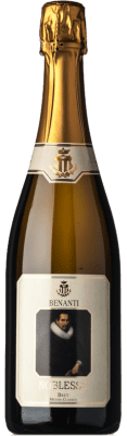 27,95 € 送料無料 | 白スパークリングワイン Benanti Metodo Classico Noblesse Brut D.O.C. Sicilia シチリア島 イタリア Carricante, Bacca White ボトル 75 cl