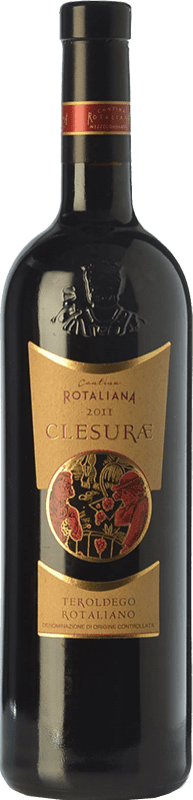 55,95 € Free Shipping | Red wine Rotaliana Clesuræ D.O.C. Teroldego Rotaliano Trentino-Alto Adige Italy Teroldego Bottle 75 cl