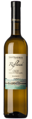 13,95 € Envío gratis | Vino blanco Sant'Andrea Bianco Riflessi D.O.C. Circeo Lazio Italia Malvasía, Trebbiano Botella 75 cl