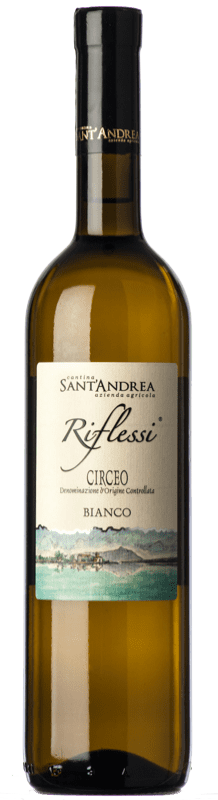 8,95 € Free Shipping | White wine Sant'Andrea Bianco Riflessi D.O.C. Circeo Lazio Italy Malvasía, Trebbiano Bottle 75 cl