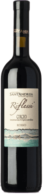 12,95 € Envío gratis | Vino tinto Sant'Andrea Rosso Riflessi D.O.C. Circeo Lazio Italia Merlot Botella 75 cl