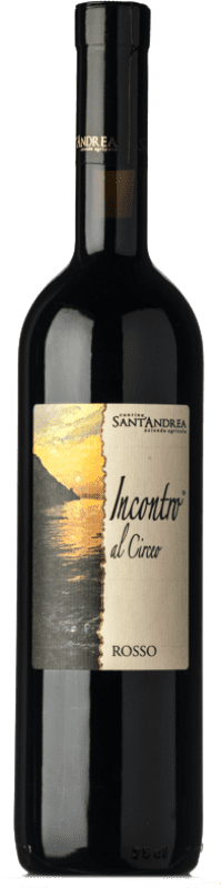 12,95 € Бесплатная доставка | Красное вино Sant'Andrea Incontro D.O.C. Circeo Лацио Италия Merlot, Sangiovese бутылка 75 cl