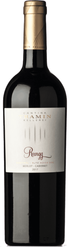 15,95 € Free Shipping | Red wine Tramin Merlot-Cabernet Rungg D.O.C. Alto Adige Trentino-Alto Adige Italy Merlot, Cabernet Sauvignon Bottle 75 cl
