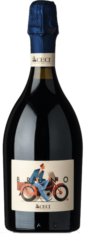 11,95 € 送料無料 | 赤いスパークリングワイン Ceci Bruno Brut I.G.T. Emilia Romagna エミリア=ロマーニャ イタリア Lambrusco ボトル 75 cl