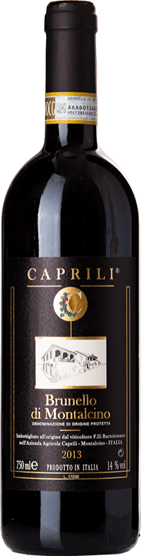 51,95 € Kostenloser Versand | Rotwein Caprili D.O.C.G. Brunello di Montalcino Toskana Italien Sangiovese Flasche 75 cl