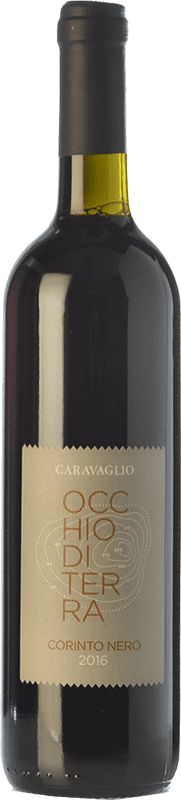 23,95 € Envío gratis | Vino tinto Caravaglio Occhio di Terra I.G.T. Salina Sicilia Italia Corinto Botella 75 cl